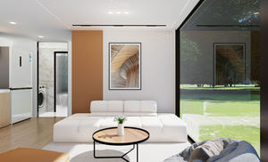 Villa préfabriquée, maisons en conteneurs de 40 pieds, maisons de luxe, maisons modulaires à plusieurs étages avec 3 <span class=keywords><strong>chambres</strong></span> et <span class=keywords><strong>2</strong></span> salles de bain - Product Image 2