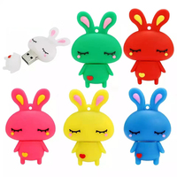 Dessin animé Animal modèle 3D Pvc stylo lecteur 2 Go 8 Go 32 Go 128 Go clé USB 2.0 3.0 clé USB cadeau personnalisé personnalisé clé USB