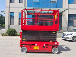 EVERLIFT 450KG 자체 추진 가위 작업 플랫폼 가위 플랫폼 작업 높이 8000mm/10000mm 최우수 판매자 - Product Image 2