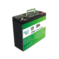 Produsen baterai YiLink kualitas tinggi baterai Lifepo4 20ah 12V baterai Lithium