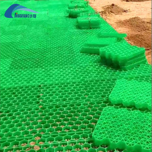 Grille de pavés en plastique HDPE pour <span class=keywords><strong>dalle</strong></span> de béton, panneau cellulaire pour sol industriel, surface de drainage poreuse - Product Image 6