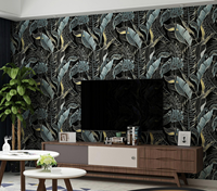 Rouleaux de papier peint épais, revêtement mural intérieur moderne et luxueux, largement utilisé dans les salons familiaux, les chambres à coucher et les chambres d'hôtel.