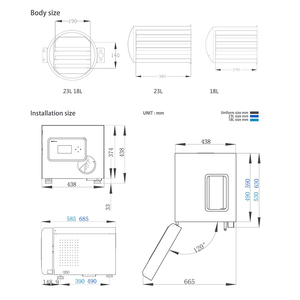 เครื่องนึ่งฆ่าเชื้อแบบออโตเคลฟสำหรับทันตกรรม พร้อมปั๊มสุญญากาศคลาส B ฆ่าเชื้อเร็วภายใน 5 นาที ใช้พลังงานไฟฟ้า - Product Image 6