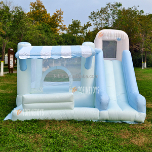OEM SMOL Combo Castello Gonfiabile a Tema Negozio con Scivolo Asciutto e Bagnato, Castello Gonfiabile con Scivolo d'Acqua per il Divertimento dei Bambini in Giardino - Product Image 2