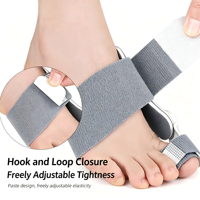 Correcteur d'hallux valgus avec séparateur d'orteils pour soulager la douleur - Soin des pieds durable et respirant