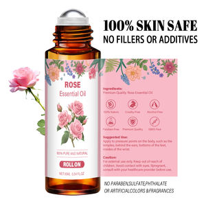 Nieuwe Producten 10 Ml Rolfles Etherische Olie 100% Pure Plantaardige Etherische Olie Voor Massage Voor Gezichtsverzorging - Product Image 5