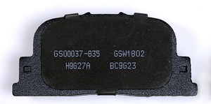 Pastilla de Freno D835 de Alta Compatibilidad OE para BYD F3, GEELY VISION, GLEAGLE GC7, LIFAN 620, TOYOTA CAMRY, COROLLA, CALDINA, MARK OPA, <span class=keywords><strong>PRIUS</strong></span> - Product Image 2