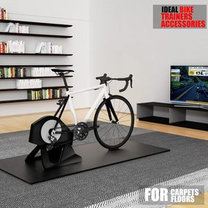 Tapete para Bicicleta Peloton y Caminadora Elíptica, PVC de 6mm, 36x78 Pulgadas, Antideslizante, Moderno, Acolchado, Lavable, Resistente a las Manchas, para el Cuidado de los Pies - Product Image 6