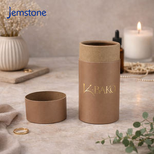 Envase de Cilindro de Papel Kraft Biodegradable Personalizable y Ecológico para Aceites Esenciales y Cosméticos para el Cuidado de la Piel - Product Image 3