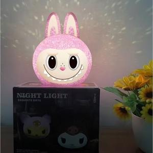 Lámpara Nocturna Transparente con Gránulos <span class=keywords><strong>de</strong></span> Kuromi <span class=keywords><strong>de</strong></span> Dibujos Animados, Lámpara Nocturna Decorativa <span class=keywords><strong>de</strong></span> Escritorio con Melodía <span class=keywords><strong>de</strong></span> Labubu, Regalos <span class=keywords><strong>de</strong></span> Navidad para Muñecas - Product Image 5