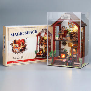 Livre <span class=keywords><strong>de</strong></span> magie pour <span class=keywords><strong>maison</strong></span>, jouet éducatif, jeu <span class=keywords><strong>de</strong></span> puzzle, toque, luzes <span class=keywords><strong>com</strong></span>, livraison <span class=keywords><strong>de</strong></span> maisons <span class=keywords><strong>de</strong></span> poupées - Product Image 4