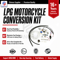 FC Komplettes LPG-Umrüstset für Motorräder, GNV-Gas-Kraftstoffsystem für Motorräder