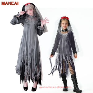 <span class=keywords><strong>Donna</strong></span> Halloween demone cadavere sposa costumi da <span class=keywords><strong>donna</strong></span> Zombie raccapricciante <span class=keywords><strong>fantasma</strong></span> morto che cammina Cosplay carnevale gioco di ruolo spettacolo abito da festa - Product Image 1