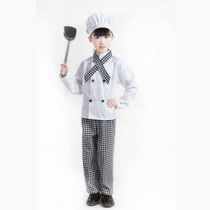 ハロウィン子供キッチンロールプレイ制服クック帽子カーニバル衣装CARR-006 - Product Image 5