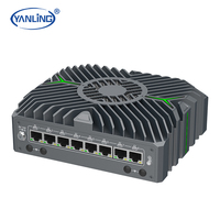 Ordinateur industriel miniature de 14e génération, 8 ports 2,5 G, sécurité réseau ultra-avancée, application 16 Go vidéo, nouveau AU/US/EU