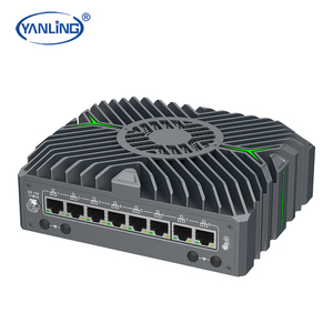 Máy tính tự động hóa công nghiệp mini thế hệ thứ 14 8 cổng 2.5g ứng dụng bảo mật mạng siêu 16GB <span class=keywords><strong>video</strong></span> mới AU/US/EU - Product Image 6