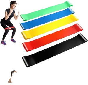 패브릭 저항 밴드 운동 밴드 여성 스포츠 로고 다기능 저항 밴드를 사용자 정의 할 수 있습니다 - Product Image 5