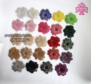 3D kim cương vải vá với hoa mẫu không dệt vải thủy tinh với thạch cho quần áo Túi Giày sửa chữa - Product Image 6