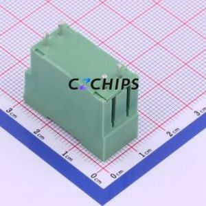 KF2EDGVH-5.08-2*2P Plug-in Terminal Block Through hole,P=5.08mm Connector Board-to-Board / Socket - Closed 2x2P 5.08mm Green - Product Image 2