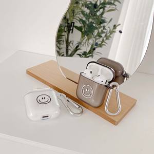 <span class=keywords><strong>Funda</strong></span> de silicona suave para auriculares, carcasa redonda smiley en blanco y negro para <span class=keywords><strong>apple</strong></span> airpod 1/2, <span class=keywords><strong>airpods</strong></span> <span class=keywords><strong>3</strong></span> pro - Product Image 6