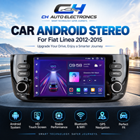 Pour Fiat Punto Evo 2012-2015, autoradio Android Auto 7 pouces, CarPlay sans fil, double DIN, GPS, écran tactile