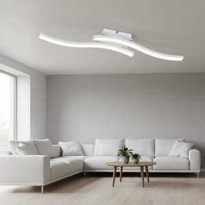 Plafoniera da soffitto bianca Route 2xSMD Led 5W IP20 2x600Lm 4000K (Trio R62472131) - Product Image 3