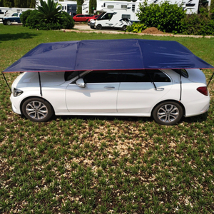 ウインドバレー全自動シングル4シーズンカーサンシェード屋根可動キャノピーポリエステル日焼け防止防雪 - Product Image 2