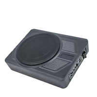 Subwoofer 10 pouces pour voiture, audio actif, fin, sous le siège, 12V, amplificateur intégré, klaxon portable, fabricant OEM, prix d'usine