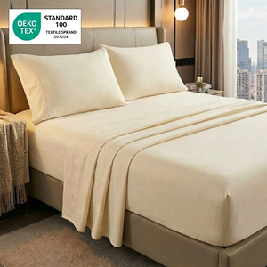 <span class=keywords><strong>Set</strong></span> di <span class=keywords><strong>Biancheria</strong></span> da <span class=keywords><strong>Letto</strong></span> in Morbida Microfibra Direttamente dalla Fabbrica, <span class=keywords><strong>Set</strong></span> Lenzuola con Tasche Profonde, <span class=keywords><strong>Set</strong></span> 4 Pezzi - Product Image 2