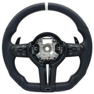 Volante in Pelle per Auto <span class=keywords><strong>BMW</strong></span> F30 F10 F15 F36 F20 F22 F25 F32 M3 M5 E46 E60 E70 E90 E91 M Sports Disponibile - Product Image 1