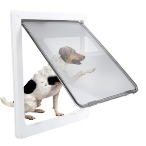 Porta per Animali Domestici Multi-Misura con Chiusura a 2 Vie, Sportello per Cani e Gatti per Porte in <span class=keywords><strong>Vetro</strong></span> o Legno, Accessori per Recinzioni - Product Image 1