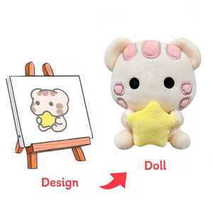 دمية حيوان الباندا اللطيفة المخصصة كسلسلة مفاتيح، مصنعة حسب الطلب بشهادة CE وASTM - Product Image 2