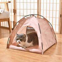 Tente pour animaux de compagnie universelle quatre saisons en gros pour chien et chat, respirante, pliable, portable, maison de chat d'extérieur, camp de chat, grotte pour animaux de compagnie, nid