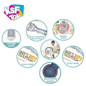 Meilleures ventes KSF, poussette musicale électrique amusante pour l'éducation précoce, trotteur pour bébé en plastique, 0-6 <span class=keywords><strong>mois</strong></span>, unisexe - Product Image 6
