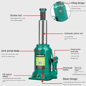 Tuosen Hand-cranking Vertical <strong>Jack</strong> <strong>Car</strong> Tire Changing Lifting Tool <strong>2T</strong>-50T <strong>Car</strong> Manual <strong>Hydraulic</strong> <strong>Jack</strong> - Product Image 3