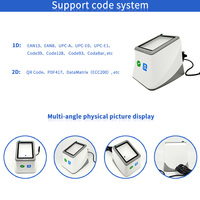 Escáner de Pagos USB de Escritorio EMT20, Lector de Códigos QR y Códigos de Barras 1D 2D para Alipay, Producto en Stock