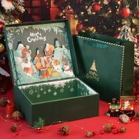 Boîte-cadeau de Noël de luxe Offre Spéciale Nouveau design avec illustration en trois dimensions pour les célébrations festives