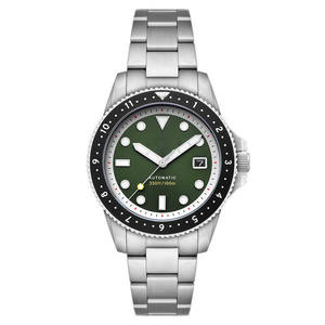 Reloj de Hombre de 41 mm con Movimiento Mecánico Automático Seiko, Cristal de Zafiro, Correa de Acero Inoxidable, Caja de Aleación, 20 mm, Luminoso, Analógico - Product Image 4