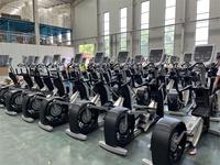 Bicicleta estática magnética unisex para el hogar con control de resistencia silencioso y método manual horizontal de fitness físico