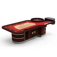 YH 110 Zoll Glücksrot Europäischer Stil Casino-Spiel Pokertisch Professioneller Roulette-Tisch