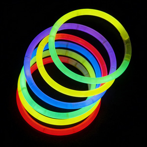 Glow <b>Sticks</b> <b>Light</b> Up Bracelets Plastic Fluorescent <b>Light</b> Birthday Party Outdoor Camping Cheer Props - Product Image 1