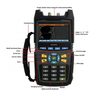Onefind WF2500Q Analyse de spectre améliorée, analyse de télévision analogique et numérique Analyse <span class=keywords><strong>DOCSIS</strong></span> 3.0, analyseur QAM de télévision numérique - Product Image 2