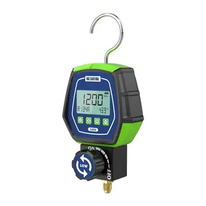Mrcartool l202 medidor de temperatura, kit de medição de pressão e vazamento, ar condicionado, refrigerante, medidor digital