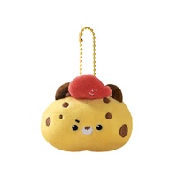 Porte-clés en peluche personnalisés, breloques mignonnes pour sacs, OEM ODM, accessoires de sac en peluche douce, vente en gros, cadeau