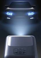 Compresseur d'air rechargeable Gonfleur de pneu Pompe portable avec batterie 4000mAh Écran numérique et LED d'urgence 150PSI Arrêt automatique