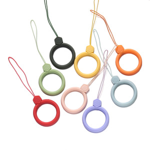 Cordon en silicone de taille moyenne pour téléphone portable, clé USB, accessoire de bijouterie DIY, motif huit yeux - Product Image 3