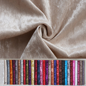 Rideau multicolore en velours écrasé à la glace, tissu de rembourrage en ligne, 100% Polyester, poids lourd 420GSM, vente d'usine - Product Image 2