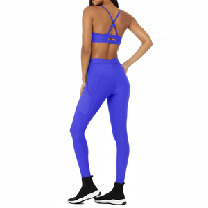 Ensembles de yoga pour femmes, légers, personnalisés, sans couture, pour l'extérieur, leggings et soutiens-gorge de sport vierges, ensembles de yoga, vente en gros, personnalisés - Product Image 1