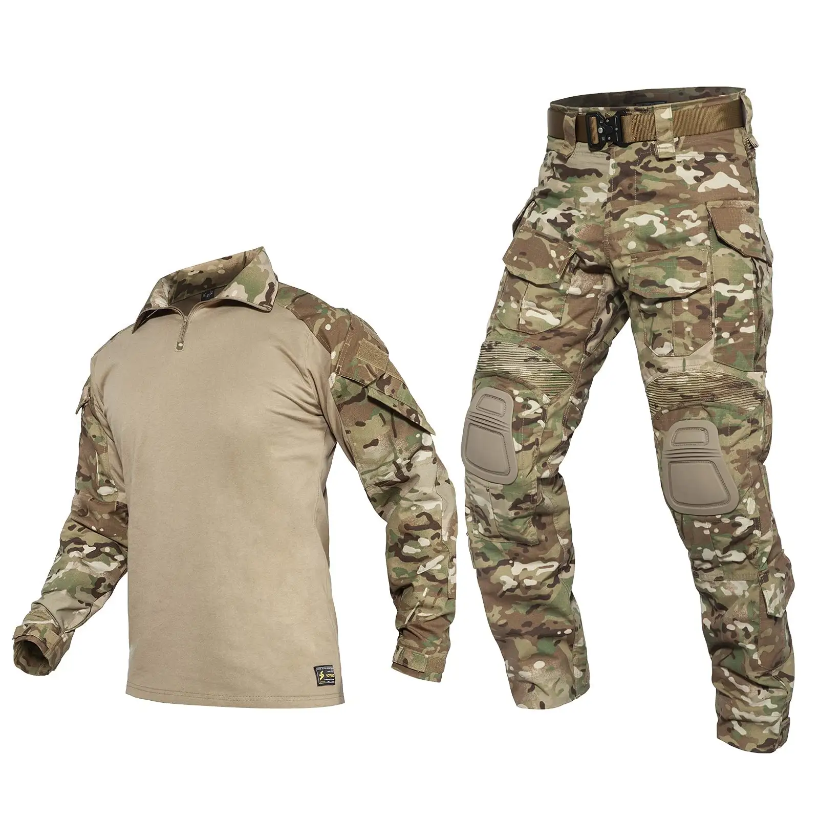 G3 tuta da combattimento Set tattico abbigliamento mimetico caccia uniforme Paintball ingranaggio con ginocchiere per uomo