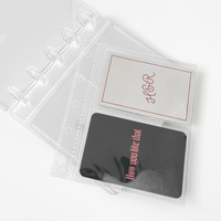 Papeles de relleno RINGNOTE PP con impresión UV, supertransparentes, A4/A5/B6, para colección de billetes, bolsillos para documentos, álbum de exhibición, hojas sueltas, encuadernación de discos